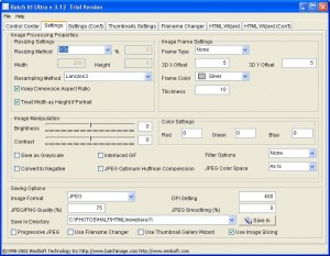 Batch It Ultra Settings
